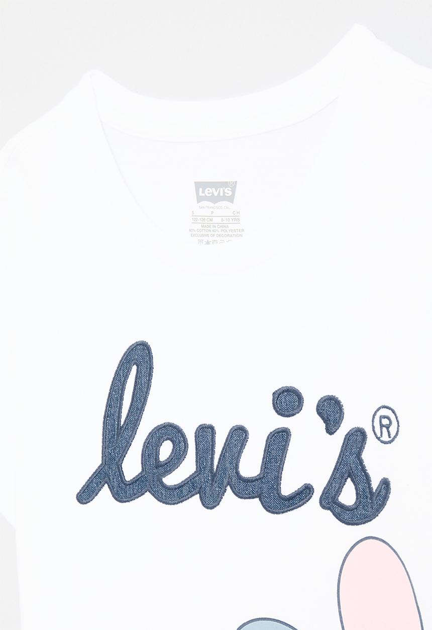 Levi’s® - Lvg daisy applique short sleeve tee - bright white
