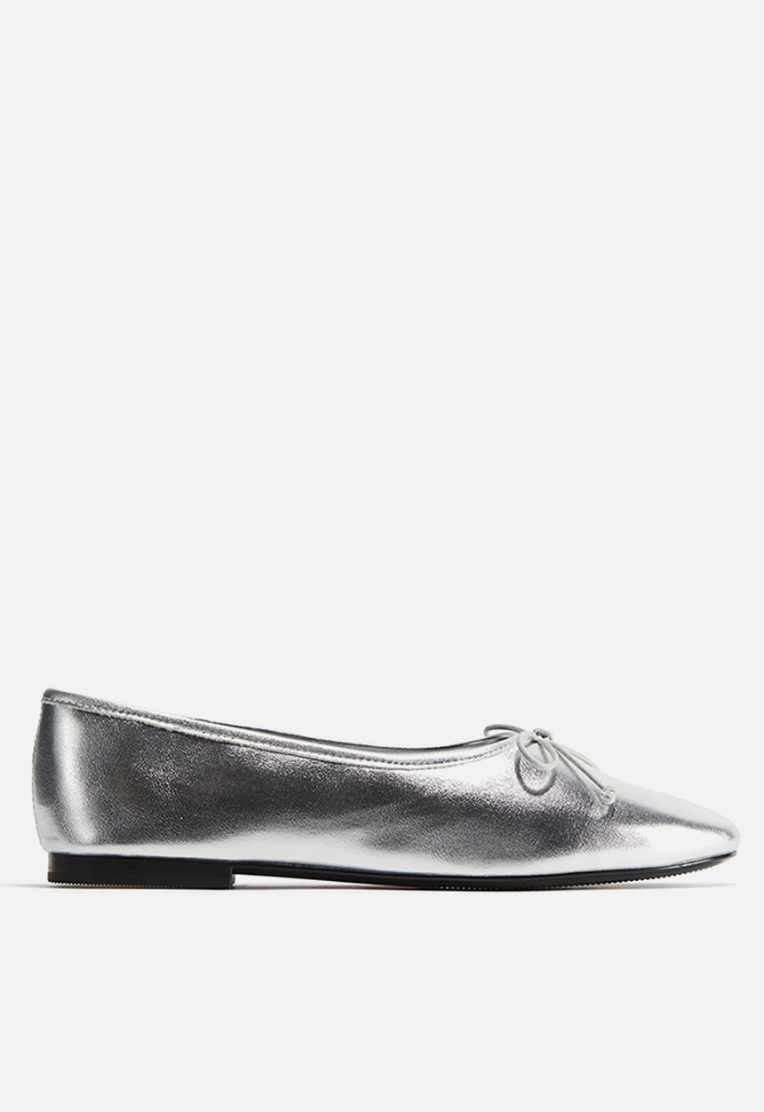 H&M - Ballet pumps - silver-coloured