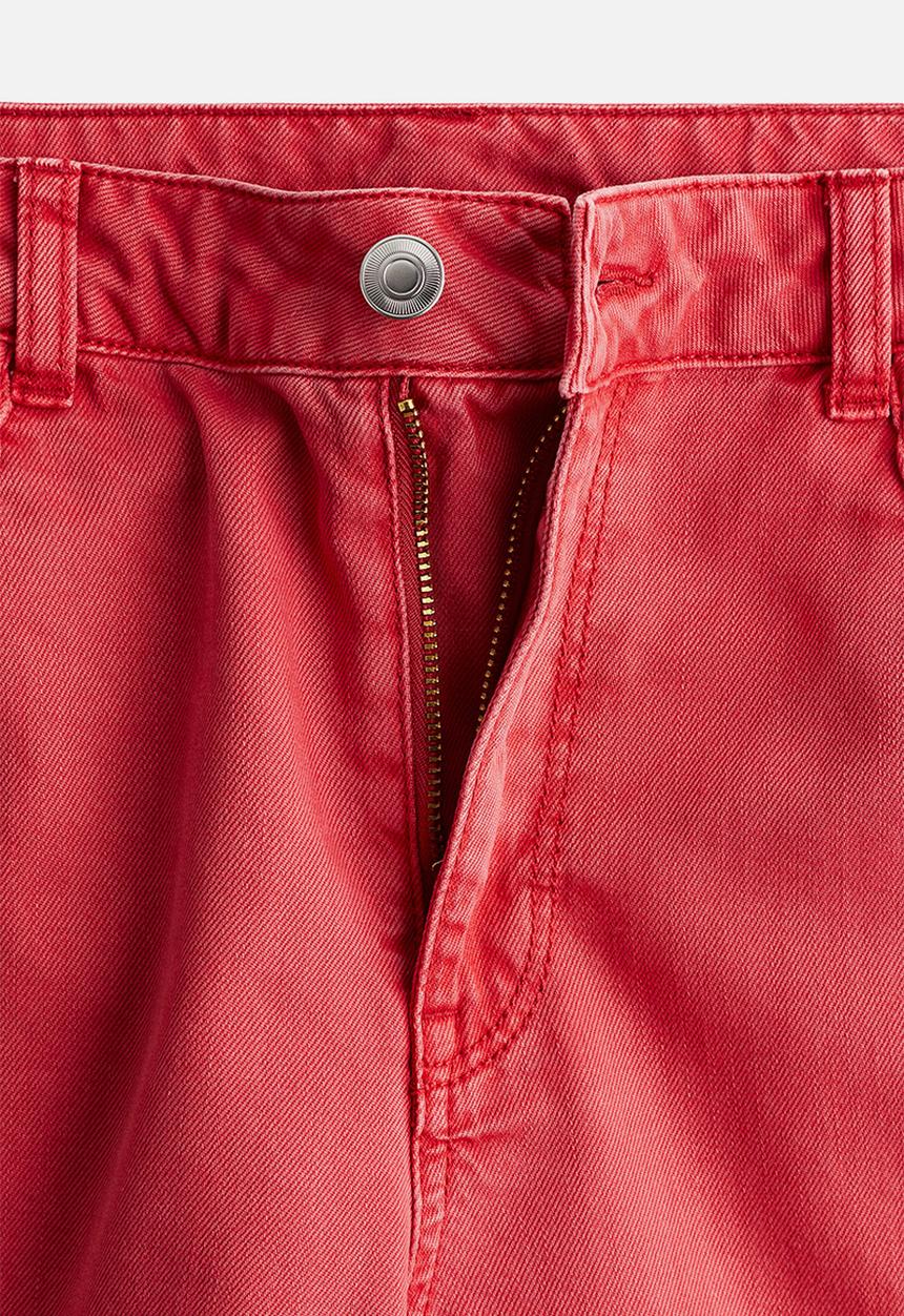 H&M - Wide high jeans - red