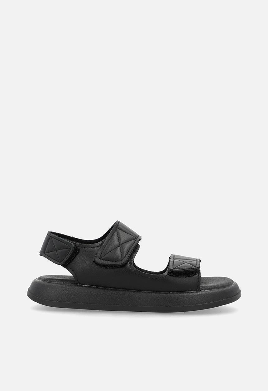 Pop Candy - Twin strap slides - black