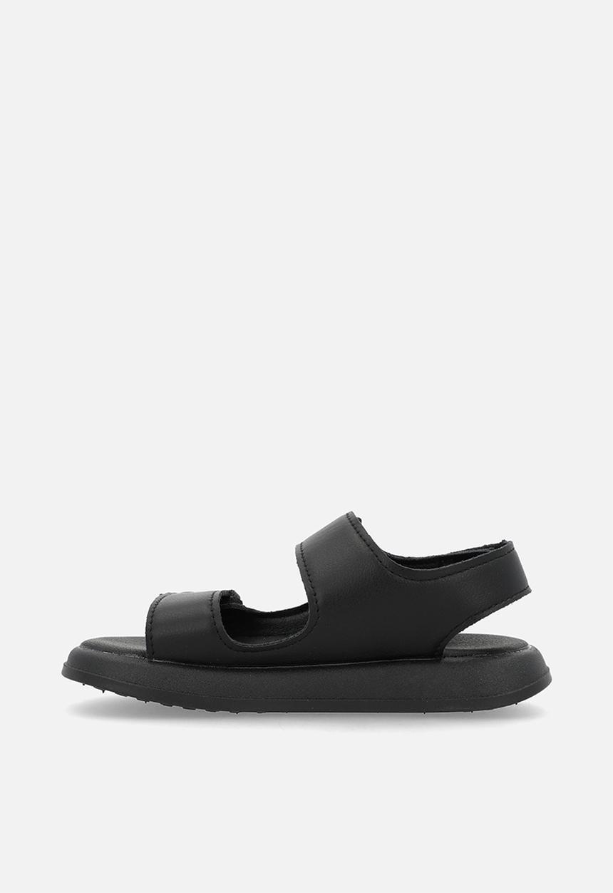 Pop Candy - Twin strap slides - black