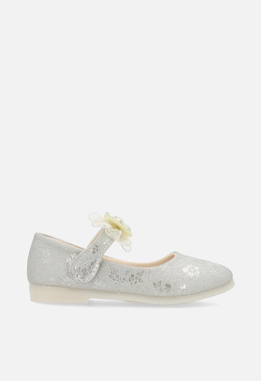 Pop Candy - Bow décor pumps - silver