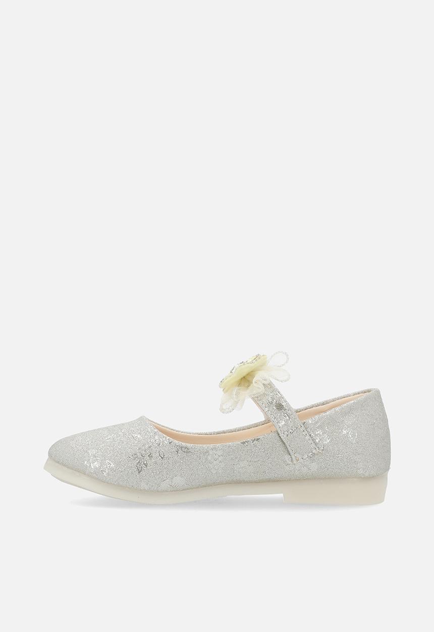 Pop Candy - Bow décor pumps - silver