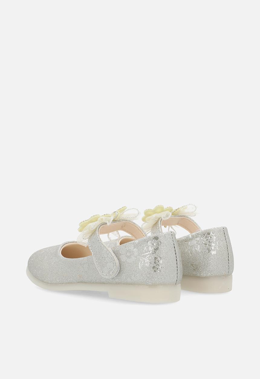 Pop Candy - Bow décor pumps - silver