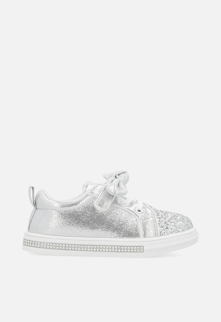 Pop Candy - Glitter sneakers - silver grey