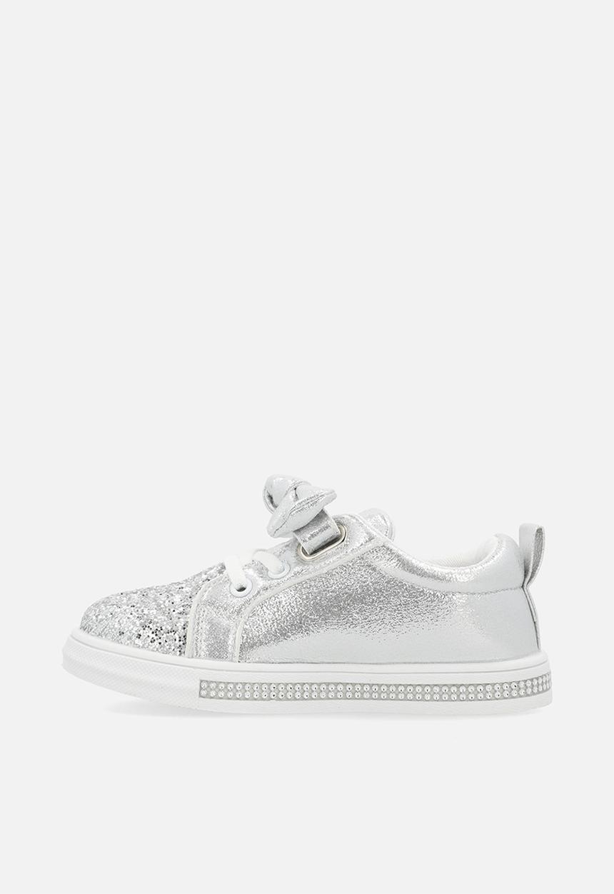 Pop Candy - Glitter sneakers - silver grey