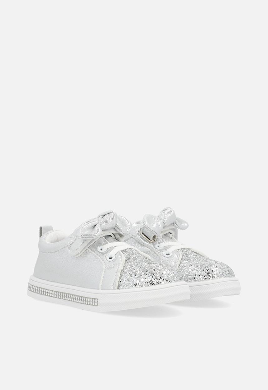 Pop Candy - Glitter sneakers - silver grey