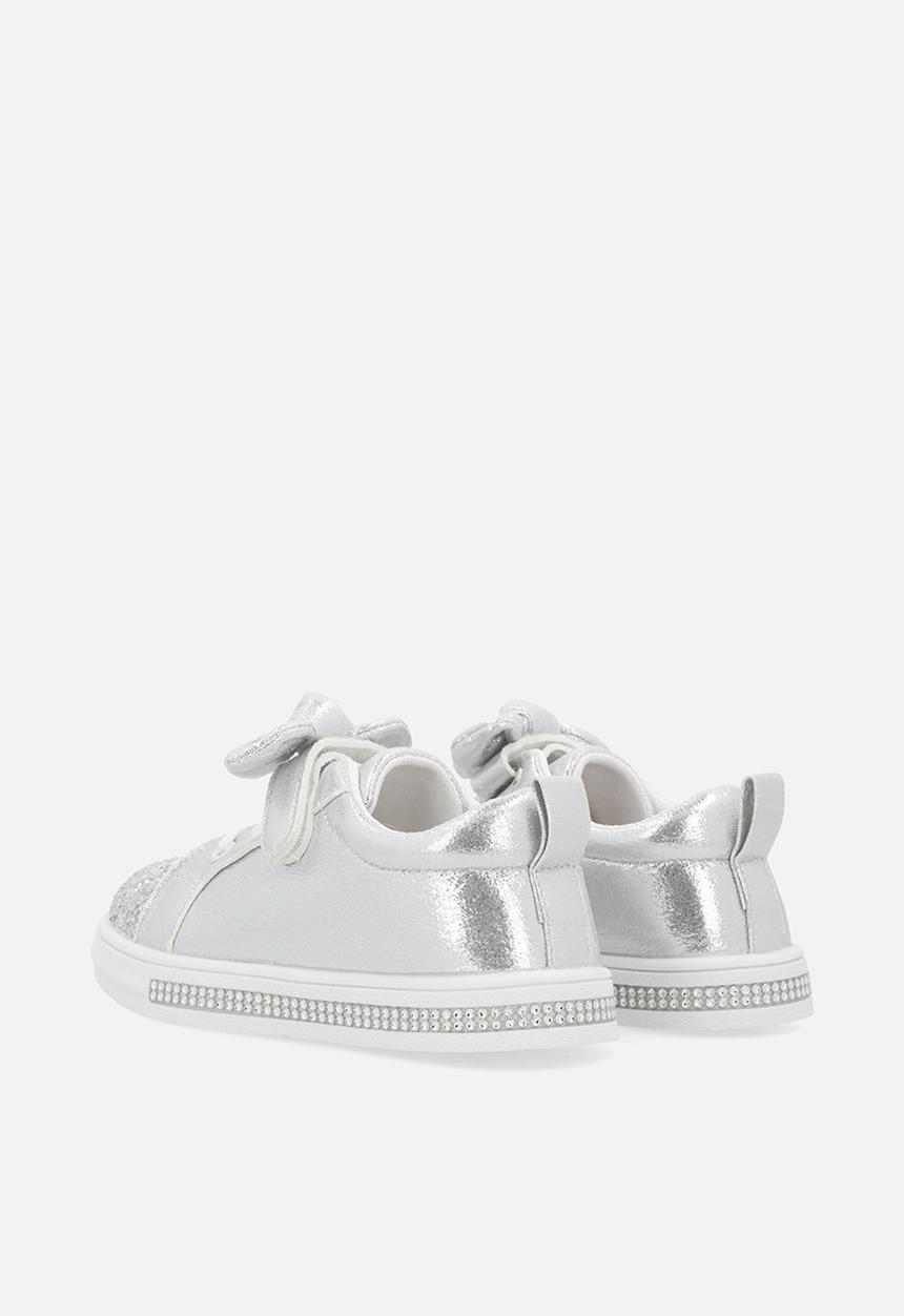 Pop Candy - Glitter sneakers - silver grey