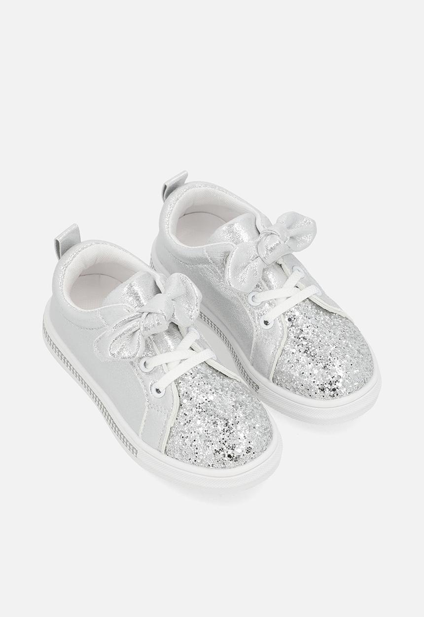 Pop Candy - Glitter sneakers - silver grey
