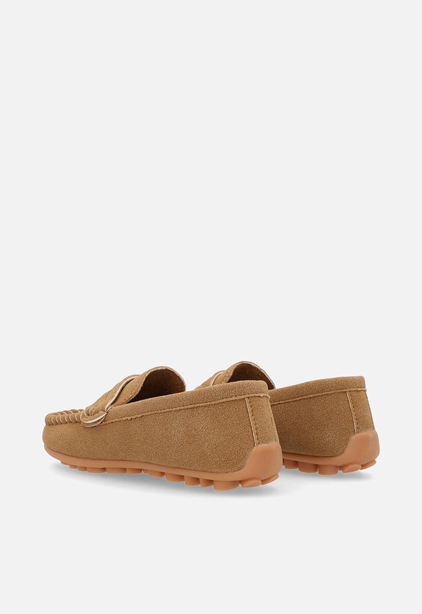 Pop Candy - Faux suede moccasins - brown