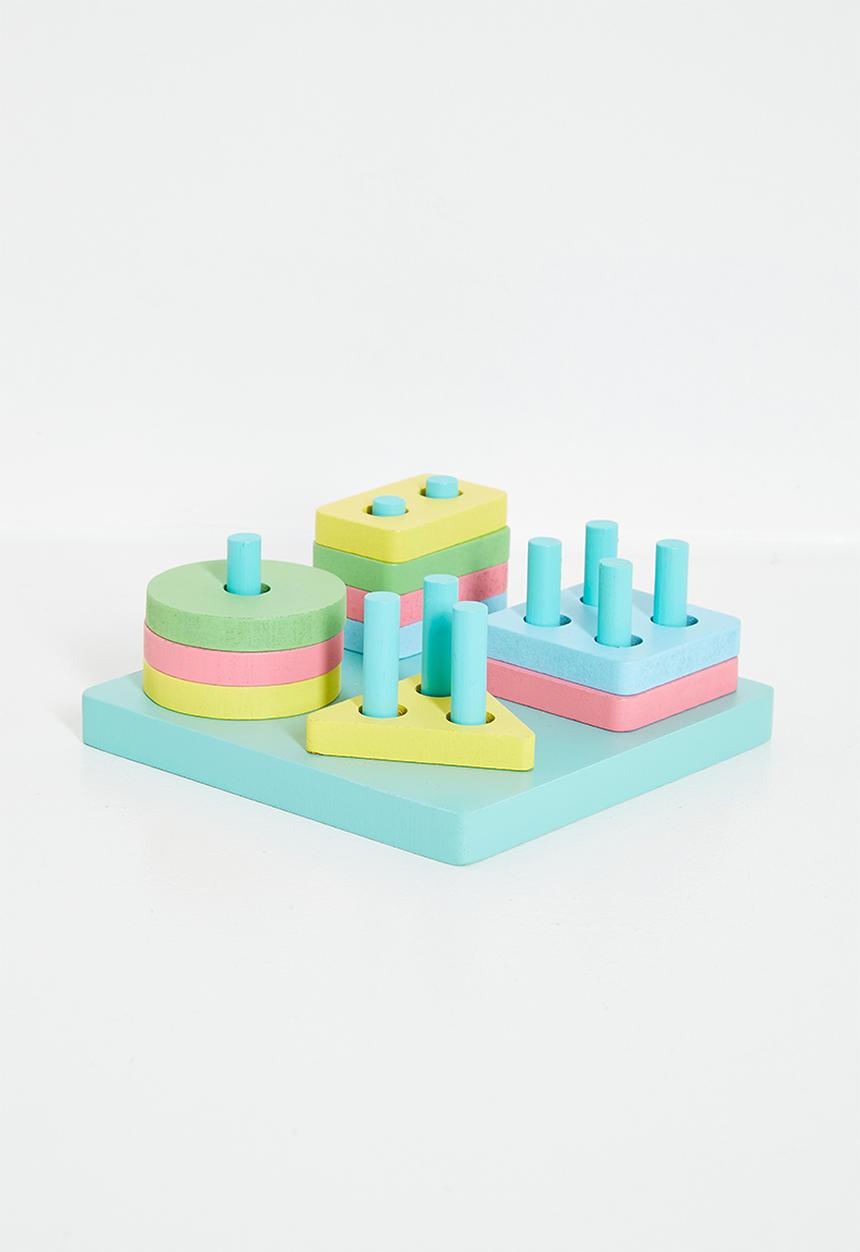 Pop Candy - Wooden building blocks - multicolour