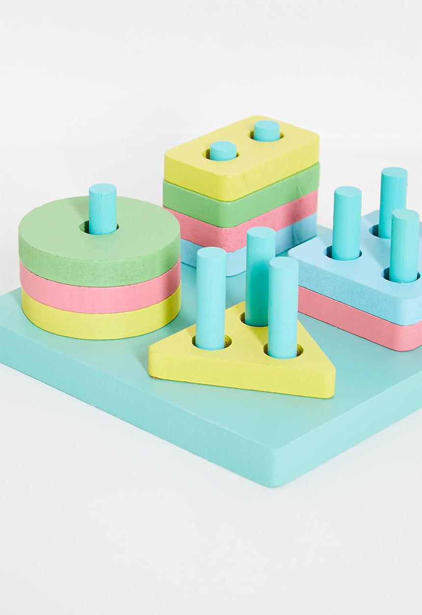 Pop Candy - Wooden building blocks - multicolour
