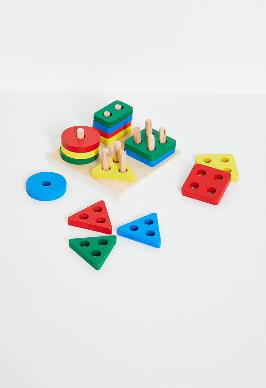 Pop Candy - Wooden building blocks -multi