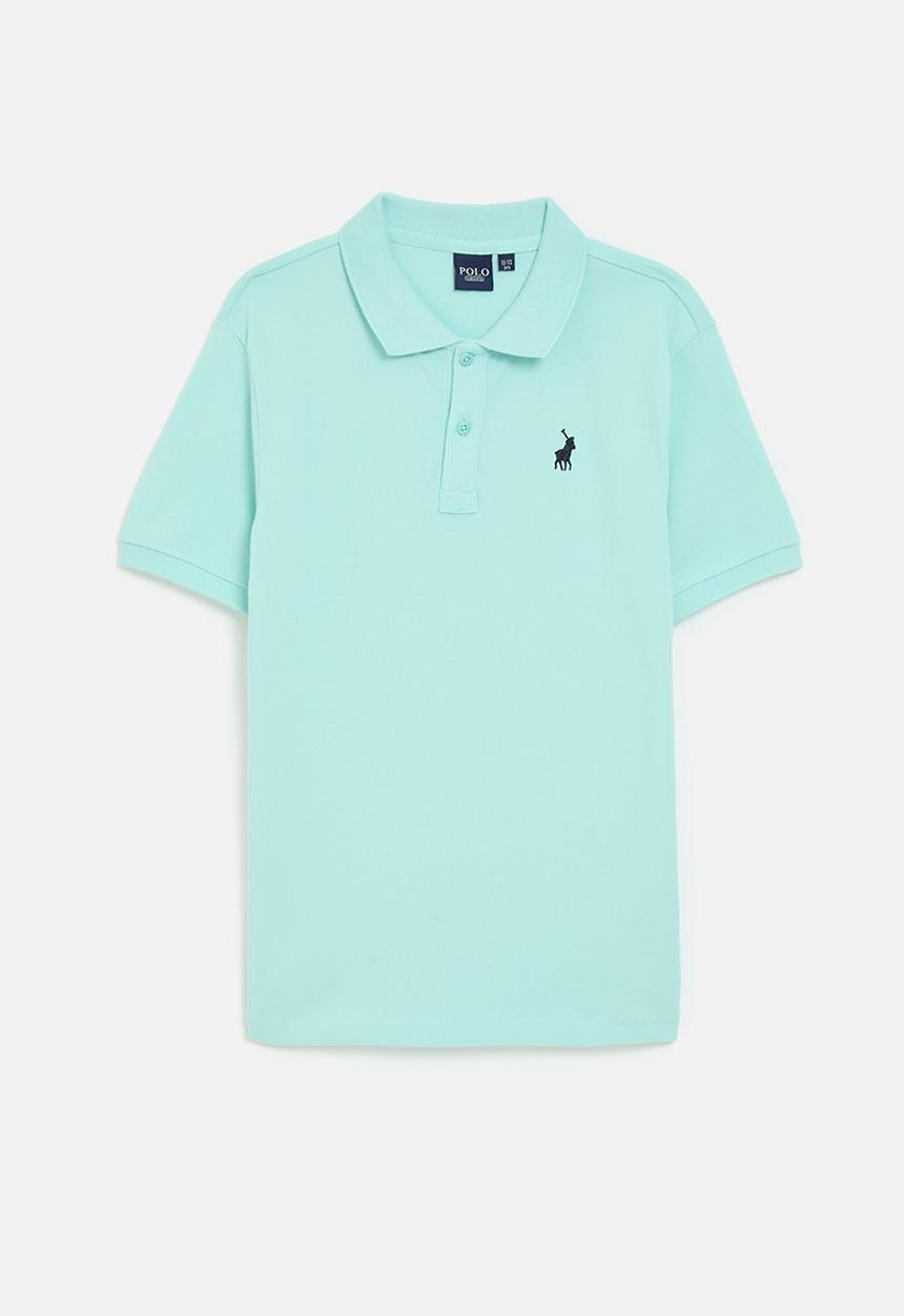 POLO - Boys austin short sleeve golfer - turquoise