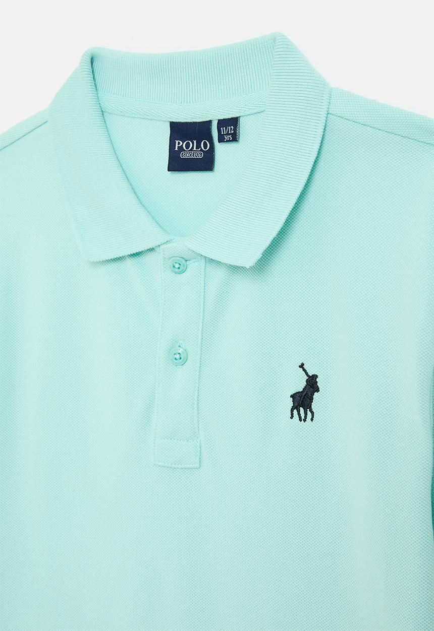 POLO - Boys austin short sleeve golfer - turquoise