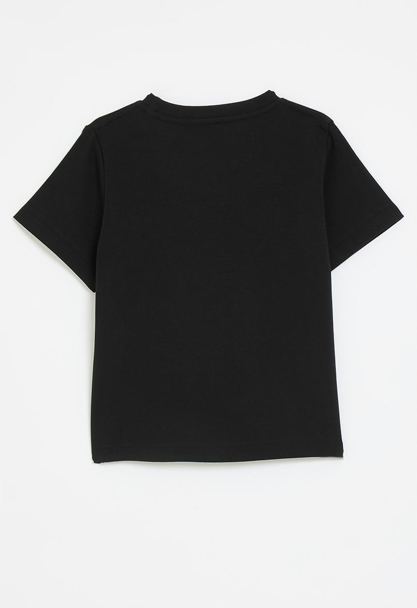 Pop Candy - Bow print tee-black