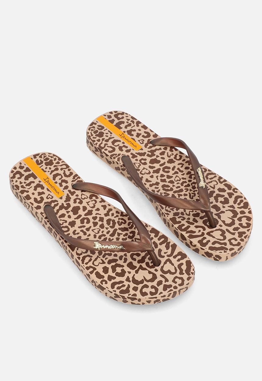 Ipanema - Animial Chic Flip Flop - beige/bronze
