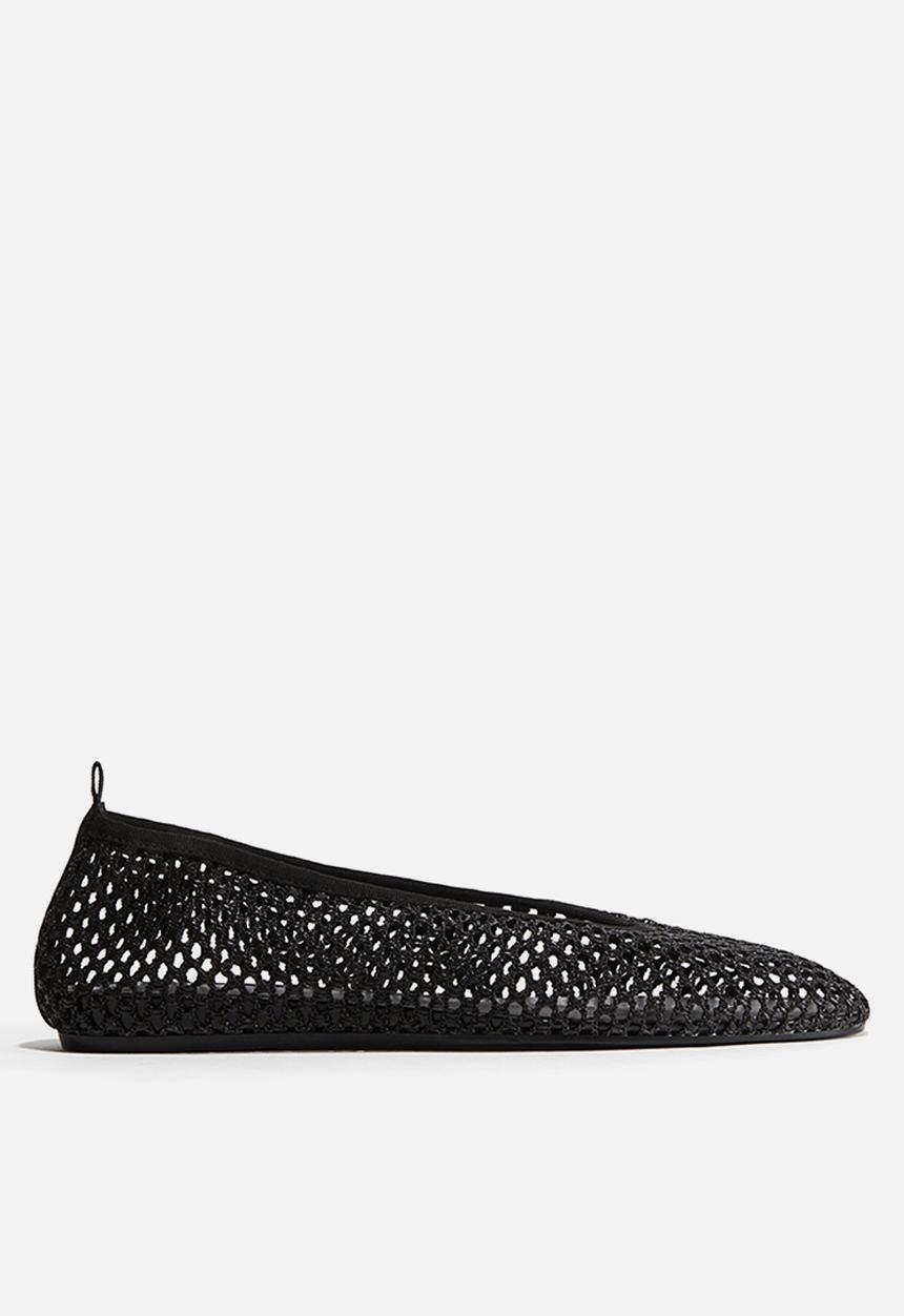 H&M - Braided ballet pumps - black