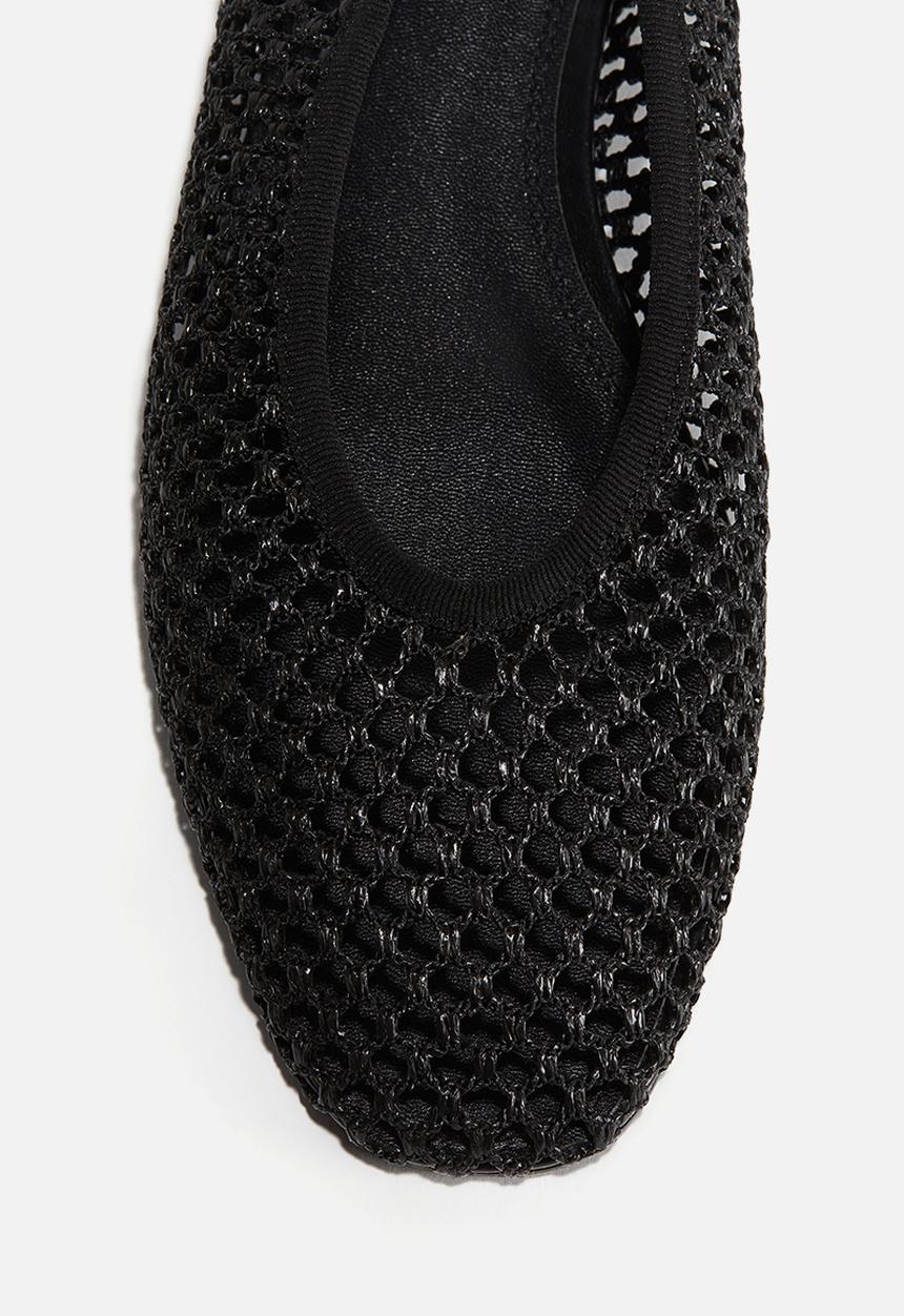 H&M - Braided ballet pumps - black