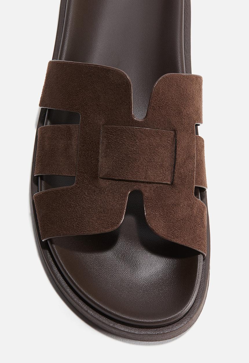 H&M - Sandals - dark brown