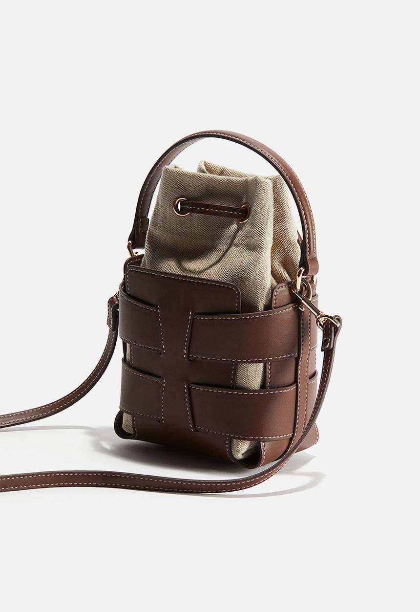 H&M - Crossbody bucket bag - brown