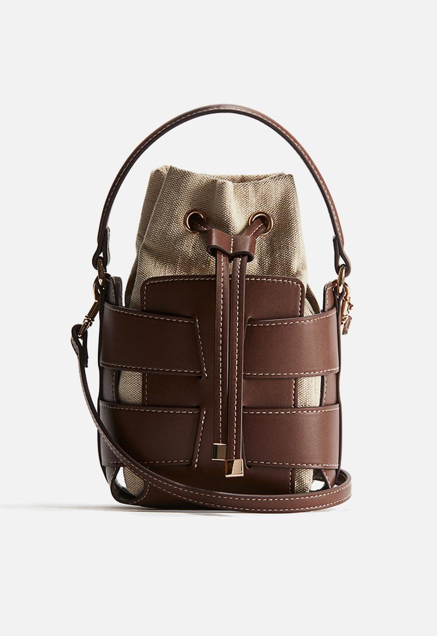 H&M - Crossbody bucket bag - brown