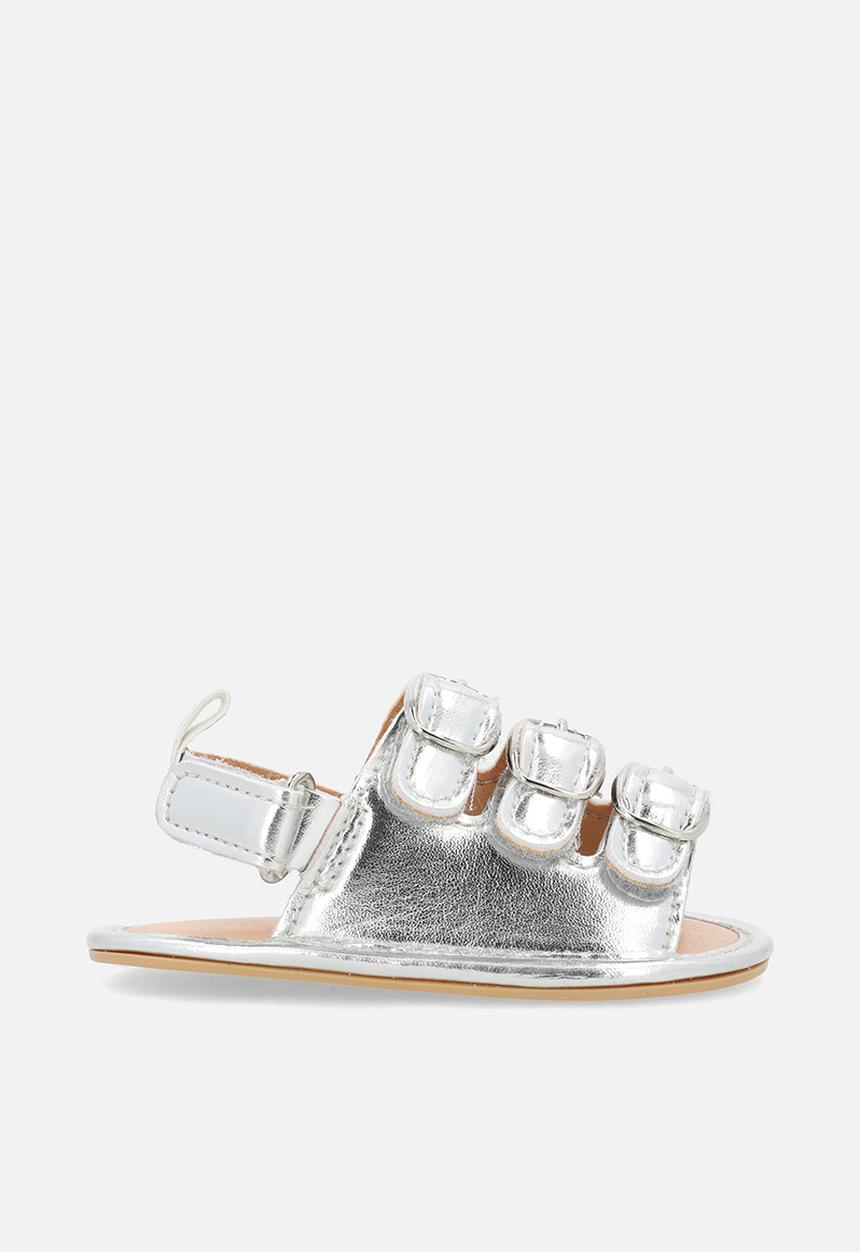 Pop Candy - Buckle strap sandals - silver