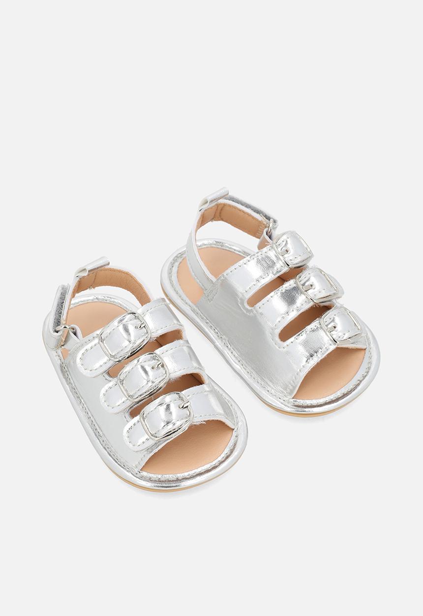 Pop Candy - Buckle strap sandals - silver