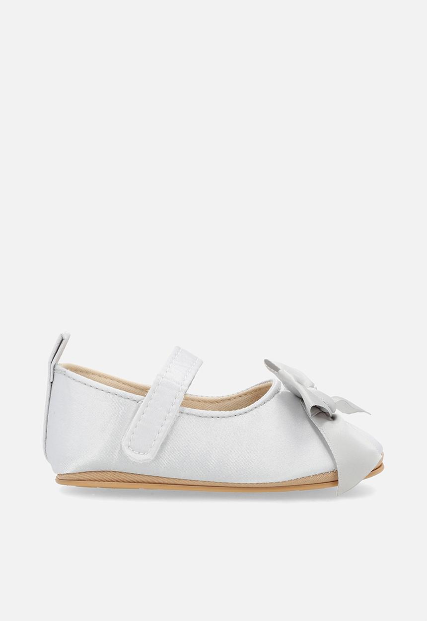 Pop Candy - Bow décor ballet pumps -  silver