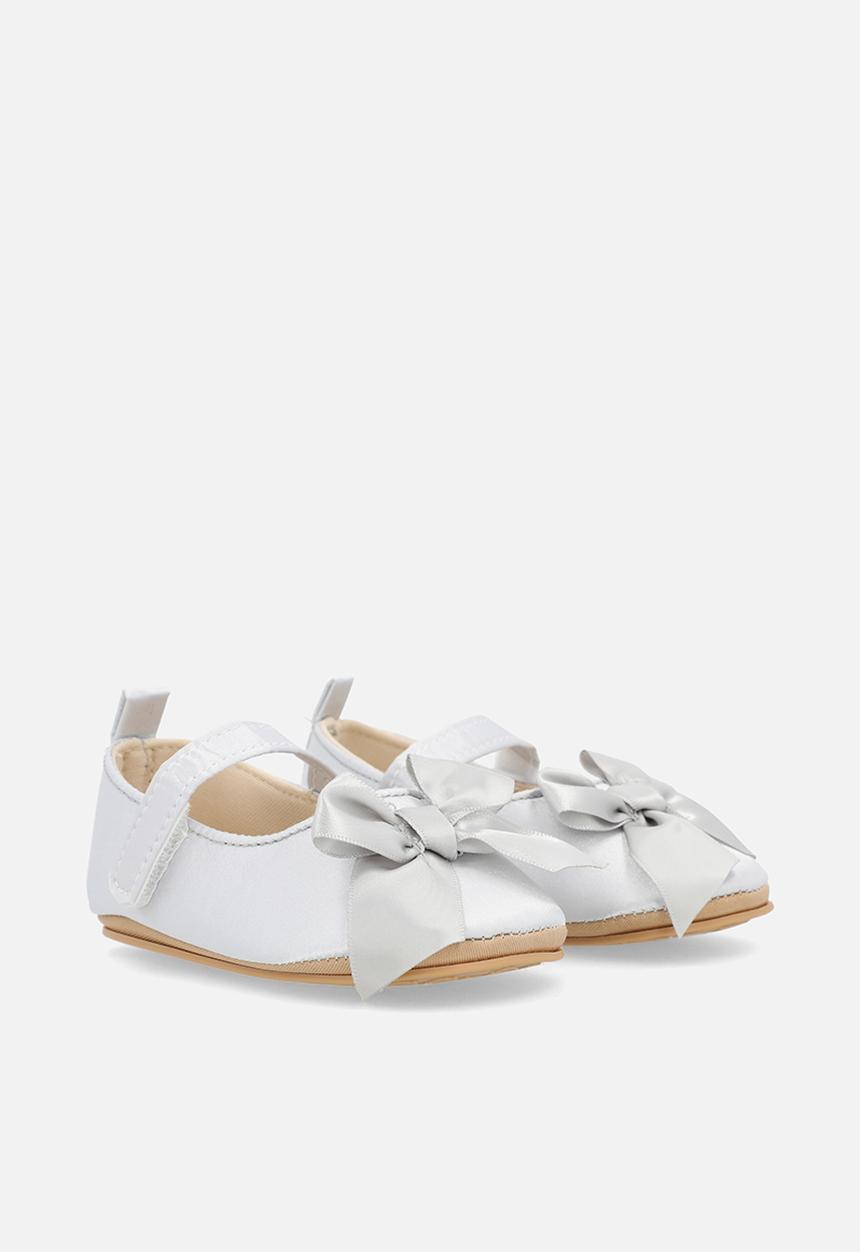 Pop Candy - Bow décor ballet pumps -  silver