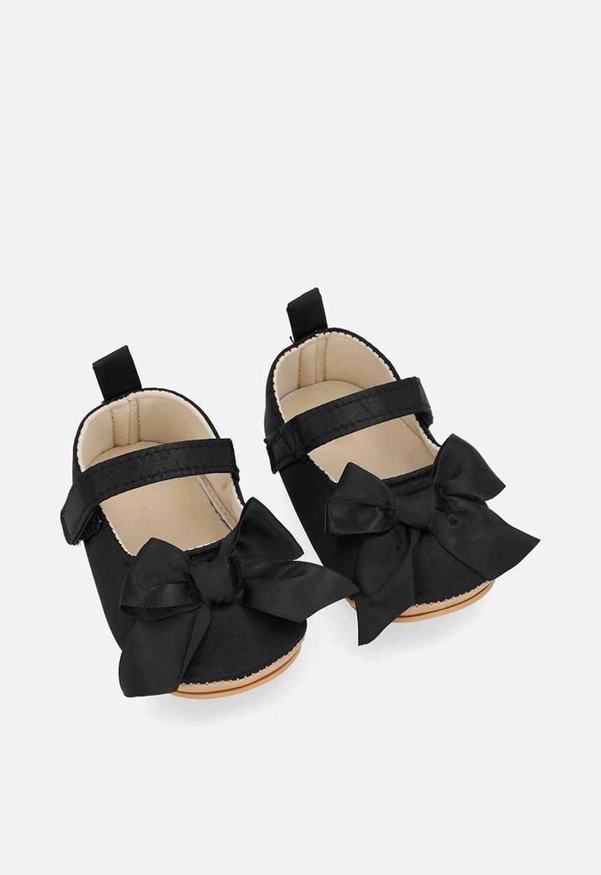 Pop Candy - Bow décor ballet pumps - black