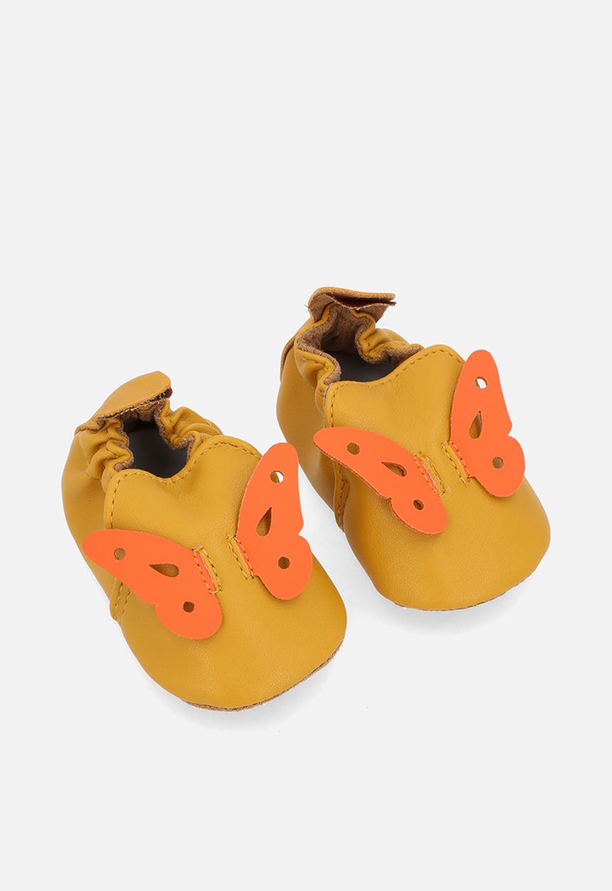 Pop Candy - Butterfly applique pumps - yellow