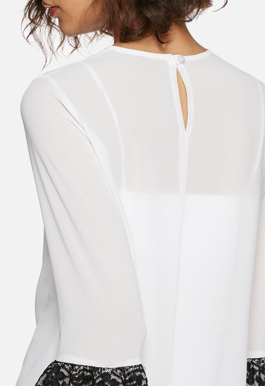dailyfriday - Lace trim top