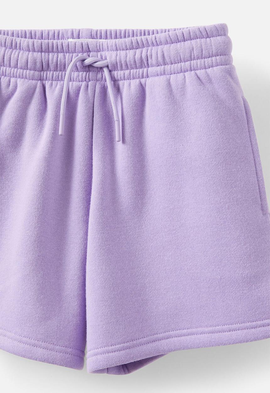 Cotton On - Sammy fleece short - lilac mood
