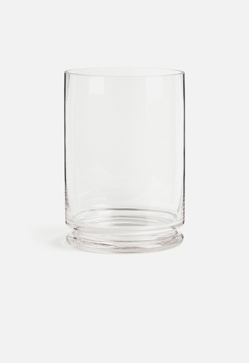 H&M - Large glass candle lantern - clear glass