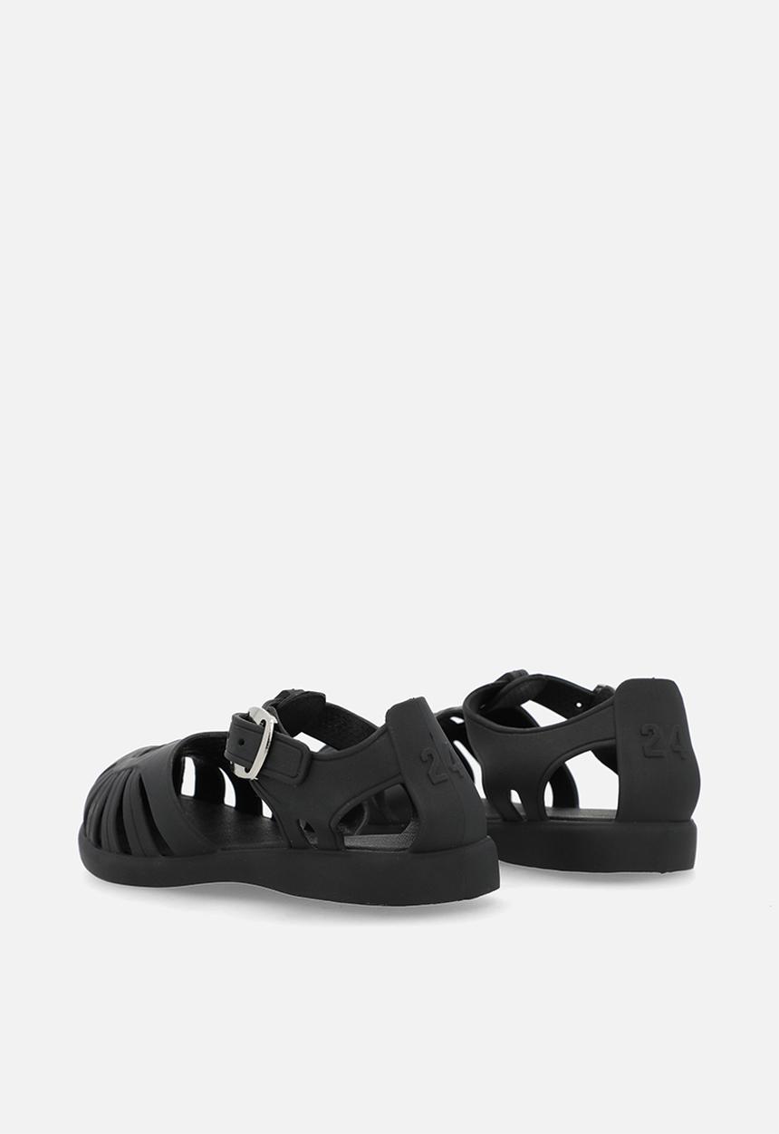 Pop Candy - Caged sandals - black