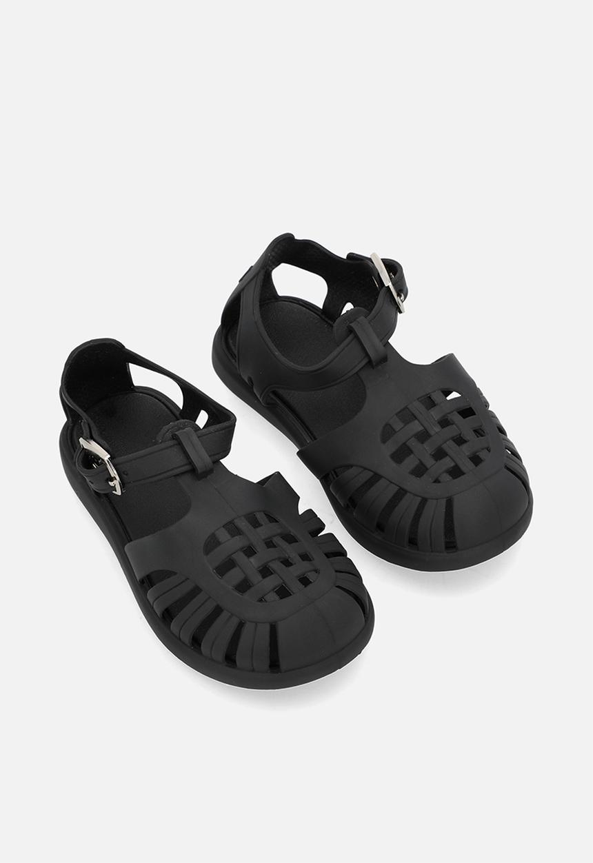 Pop Candy - Caged sandals - black