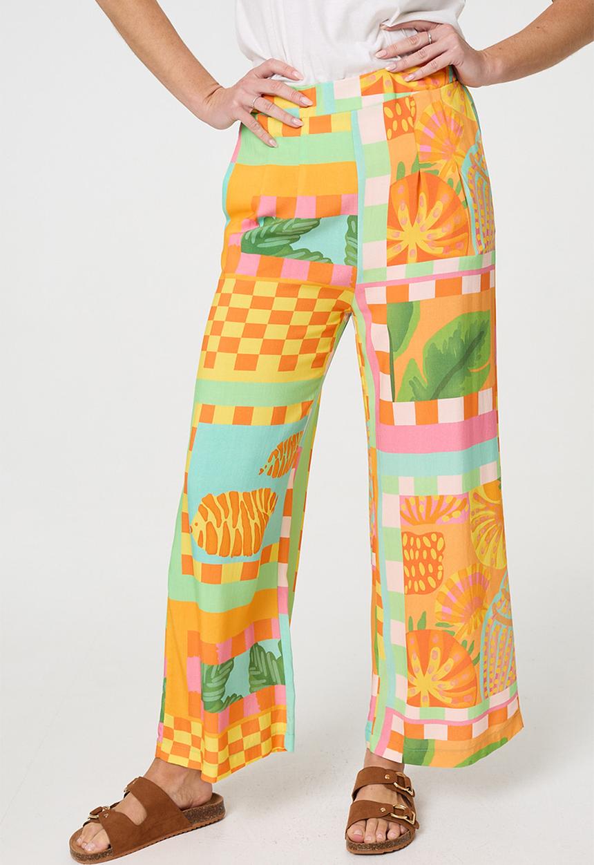 Stella Morgan - Wide Leg Printed Pant - multi