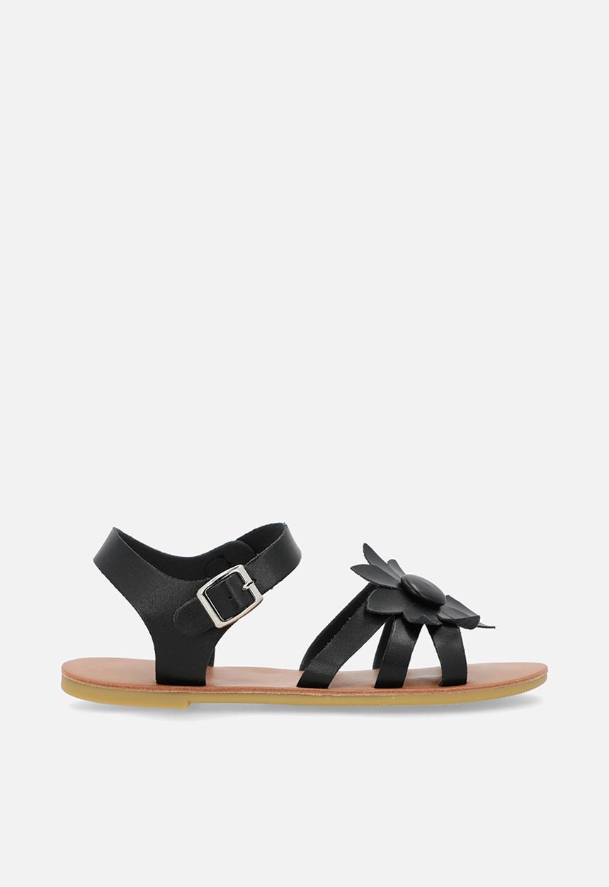 Pop Candy - Floral sandals - black