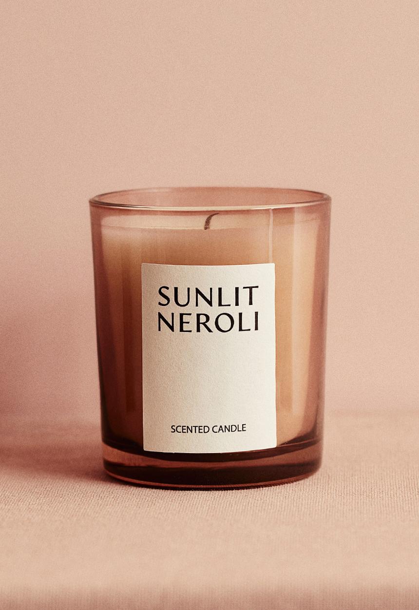 H&M - Scented candle in a glass holder - sunlit neroli
