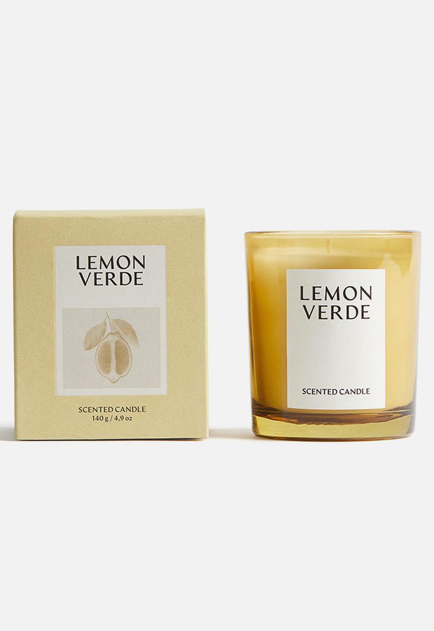 H&M - Scented candle in a glass holder - lemon verde