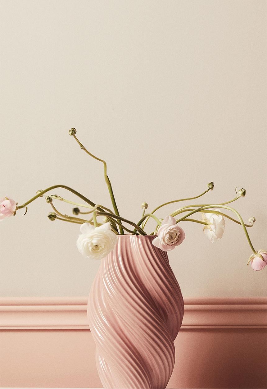H&M - Tall stoneware vase - pink