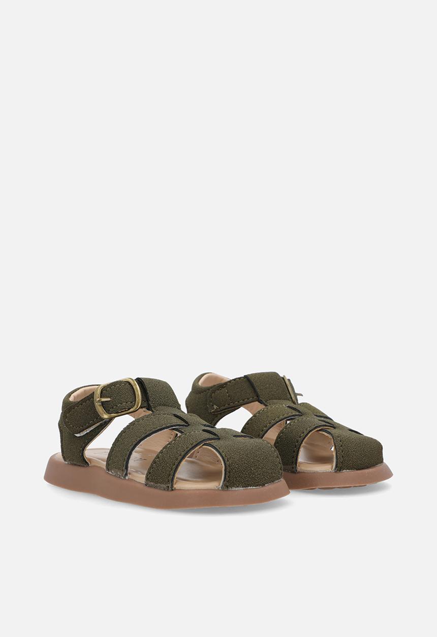 Pop Candy - Caged sandals - khaki