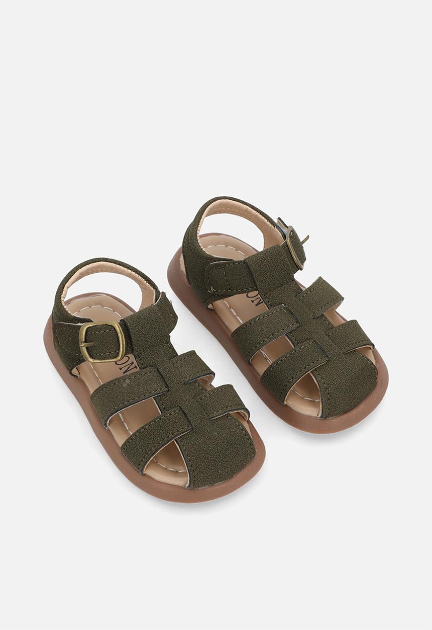 Pop Candy - Caged sandals - khaki
