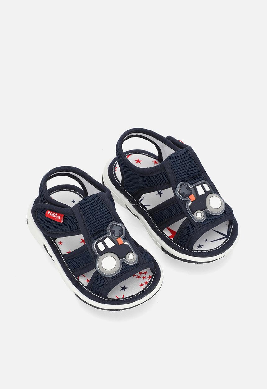 Pop Candy - Caged sandals - navy blue