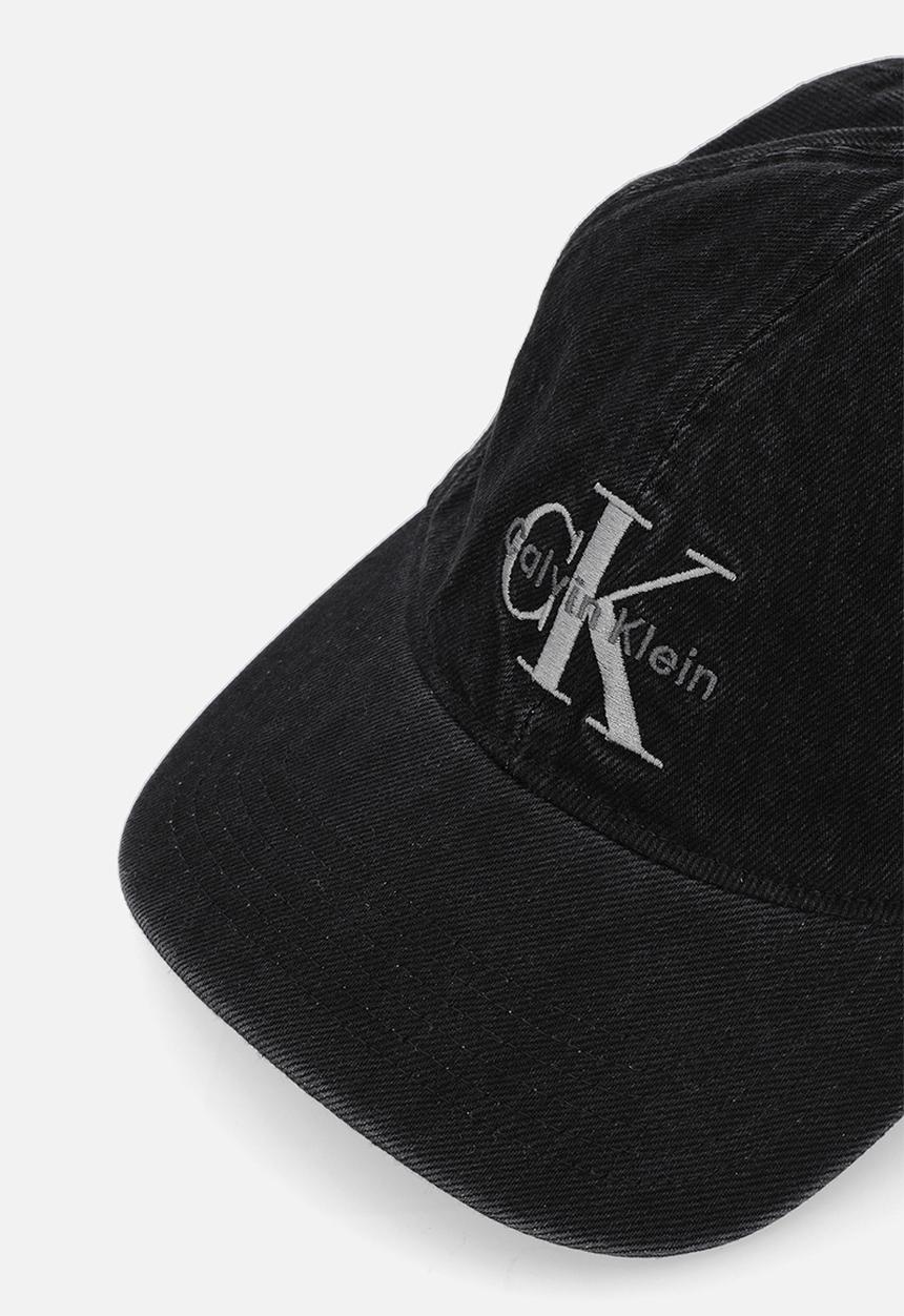 Calvin Klein - 6 Panel Mono Logo Bb Cap - Na Black