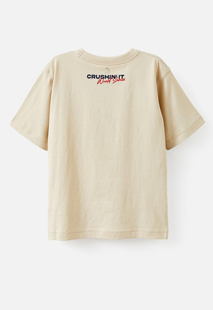 Cotton On - Jonny Short Sleeve Graphic Print Tee - Rainy Day/Crushin It Monster Truck
