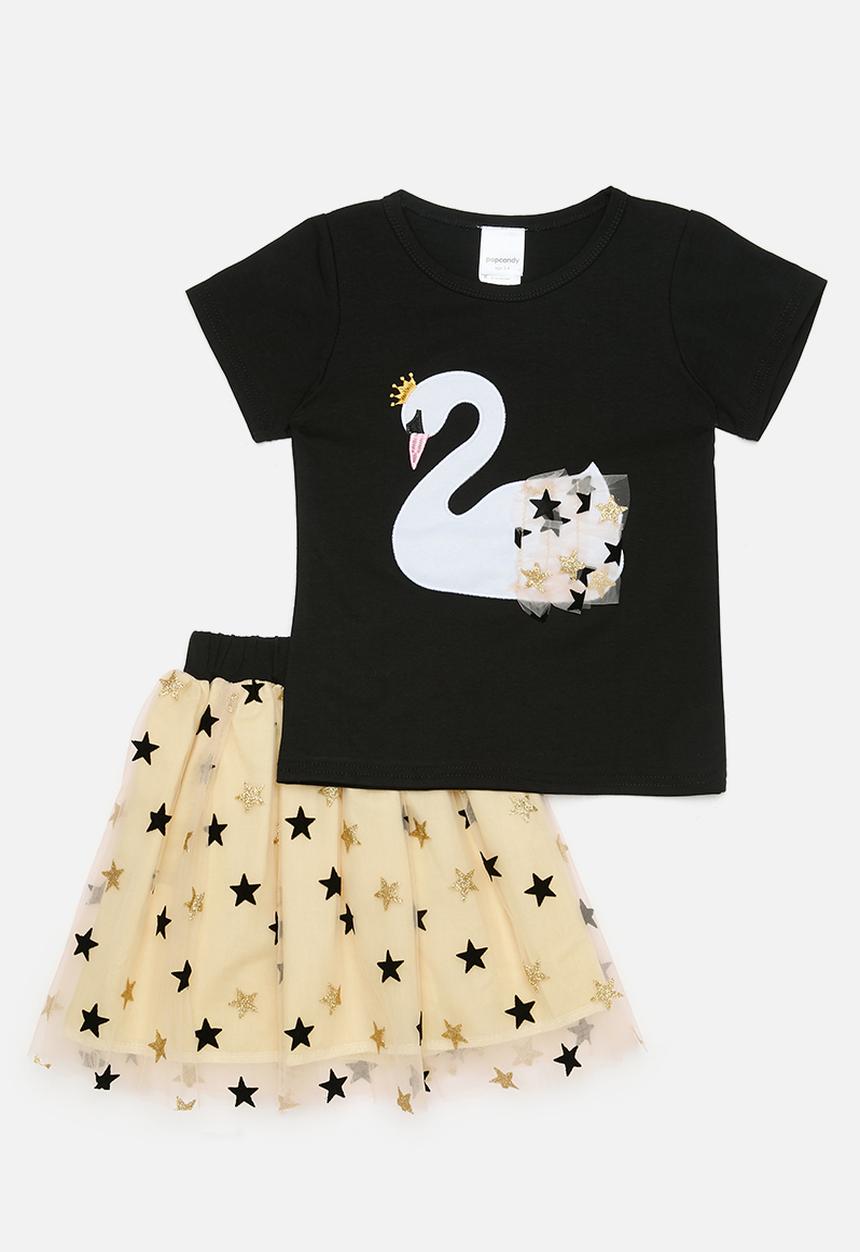 Pop Candy - Tee & skirt set - multi 