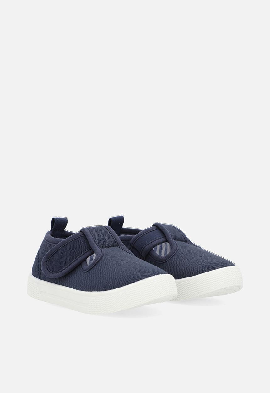 Pop Candy - T-strap canvas sneakers - dark blue