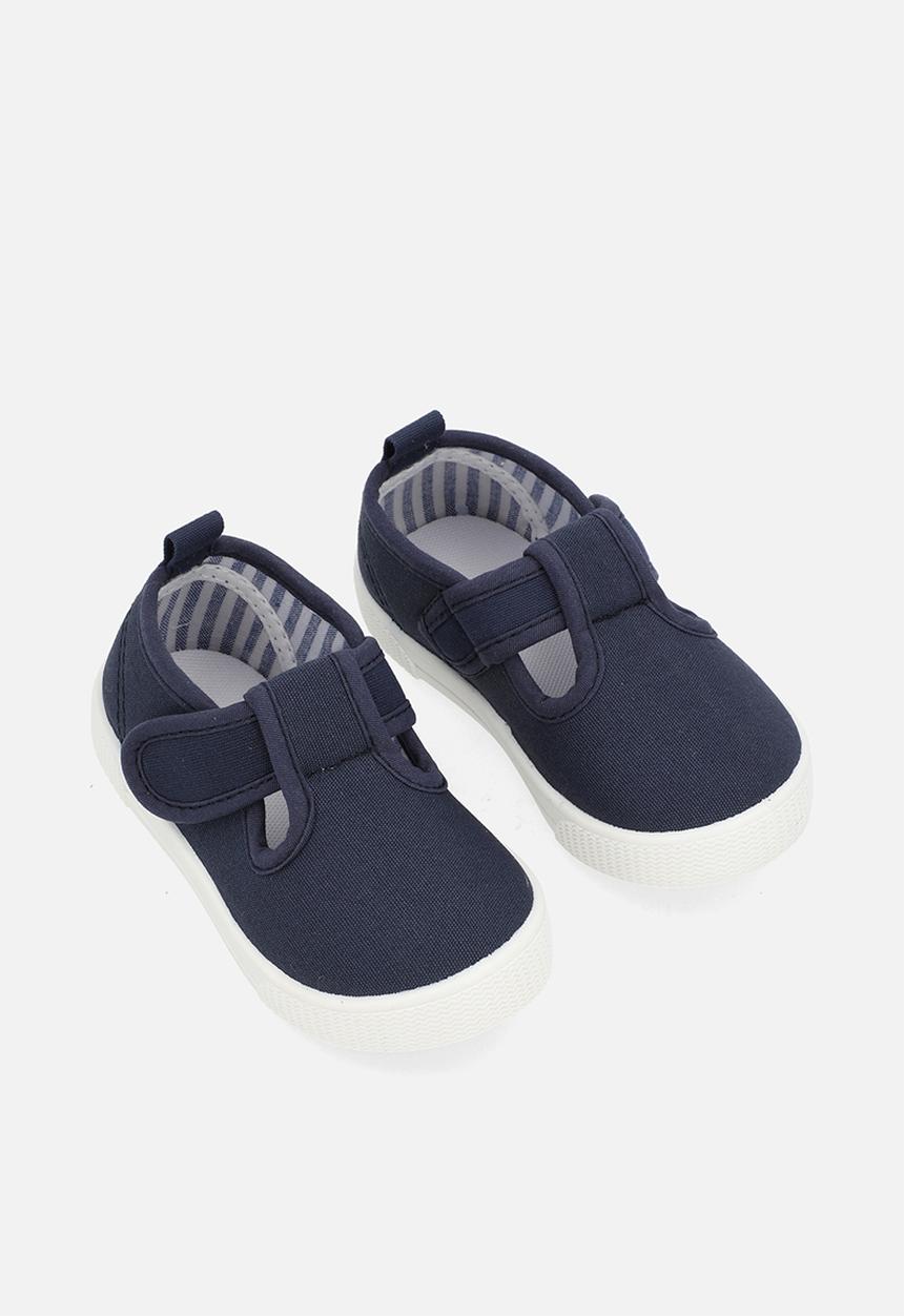 Pop Candy - T-strap canvas sneakers - dark blue